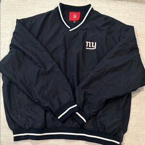 NY Giants Men's Pullover Windbreaker